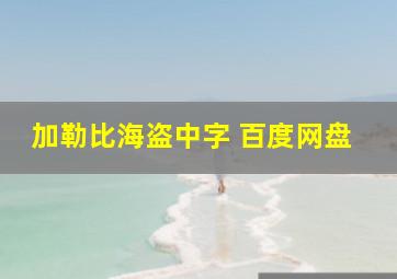 加勒比海盗中字 百度网盘